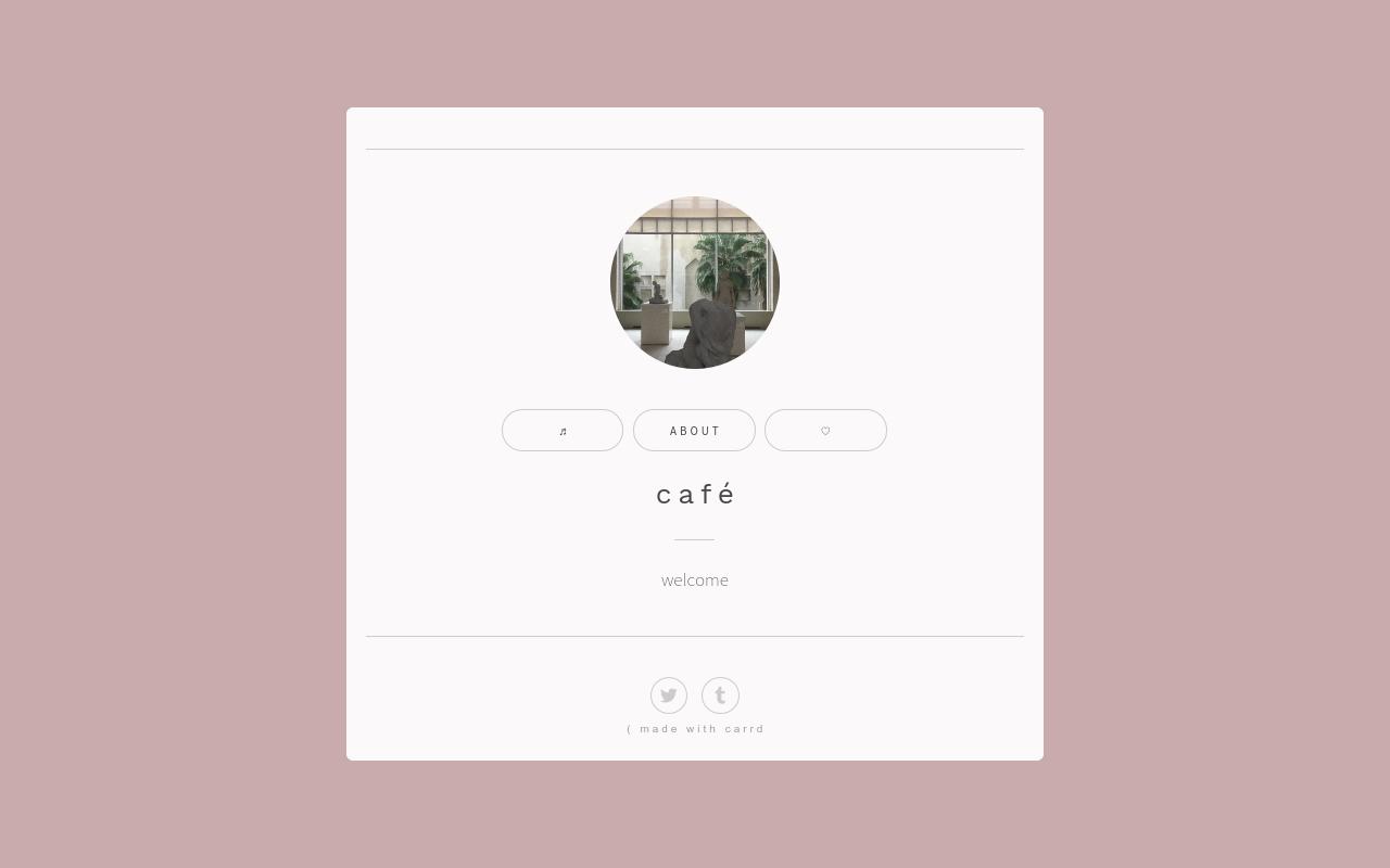 Carrd profile picture for @made